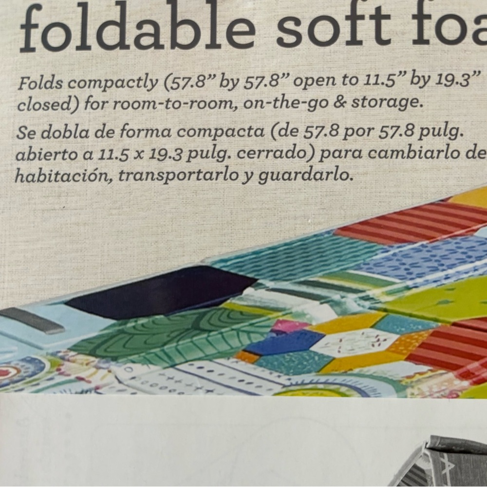 Baby / toddler play soft mat. Gray / multi color - Picture 9 of 10